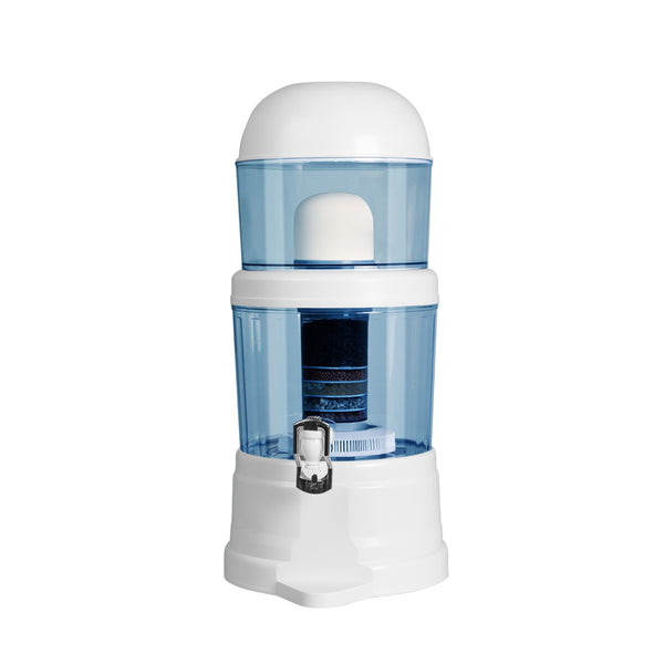 Awesome Water®- 14L Benchtop 8 Stage Water Filter Purifier Carbon Stone Ceramic Dispenser