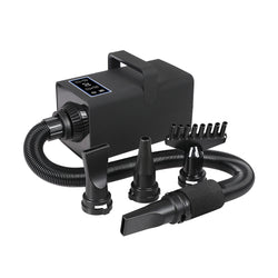 PaWz Pet Grooming Hair Dryer Dog Cat Speed Blower Heater Low Noise 3200W Black