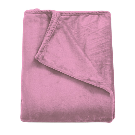 DreamZ 320GSM 220x240cm Ultra Soft Mink Blanket Warm Throw in Pink Colour