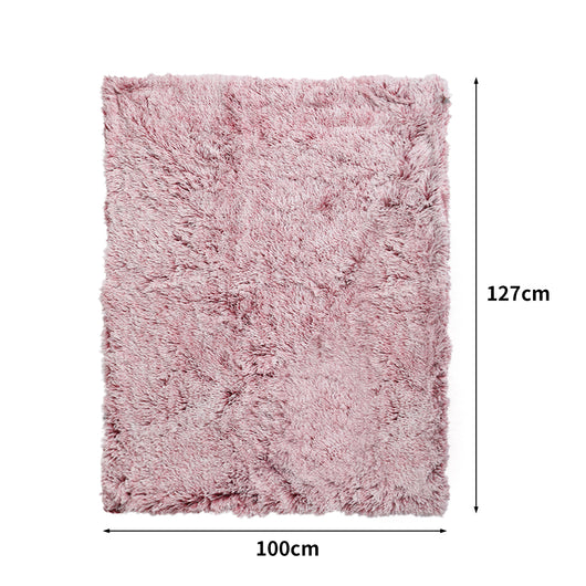 PaWz Dog Blanket Pet Cat Mat Puppy Warm Soft Plush Washable Reusable Large Pink