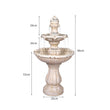 Lambu Electric Fountain Water Bird Bath Power Pump Kit Indoor Garden Outdoor
