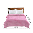 DreamZ 320GSM 220x240cm Ultra Soft Mink Blanket Warm Throw in Pink Colour