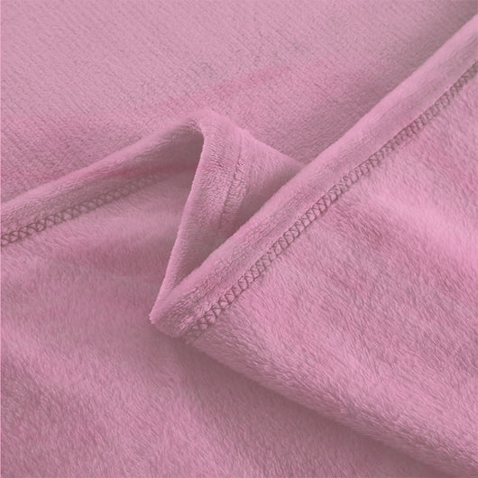 DreamZ 320GSM 220x240cm Ultra Soft Mink Blanket Warm Throw in Pink Colour