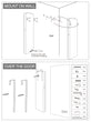 Mirror Jewellery Cabinet Makeup Storage Ear Ring Necklace Box Organiser with LED